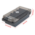 JIELISI Name Card Box Business Card Holder For Desk With Dividers And Index Tabs For Men And Wowen 500 Cards Capacity