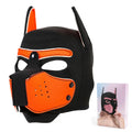 10 Colors Puppy Cosplay Costumes Increase Large Size Padded Rubber Full Head Hood Mask With Ears For Couples Dog Role Play Games