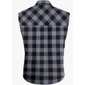 Men's Summer Sleeveless Vests Turn-down Collar Shirts sports Vest Single-breasted Plaid Tank Top cardigan Casual Vests Men tops