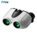 10x25 Compact Binoculars for Adults and Kids, Large View Waterproof Small Binoculars with Low Light Vision BAK4 Prism FMC Lens