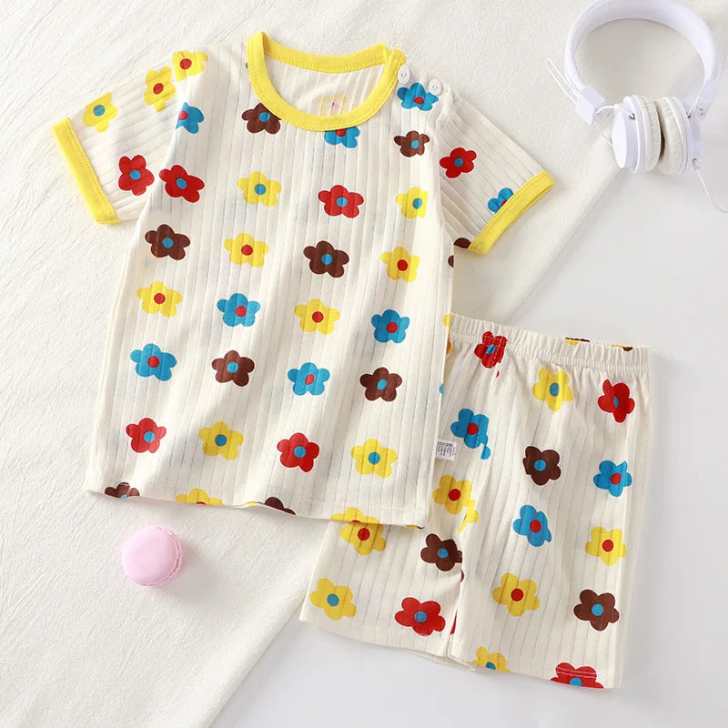 Children Clothing Set Child T-shirt Suit Summer Cotton | SAMAG