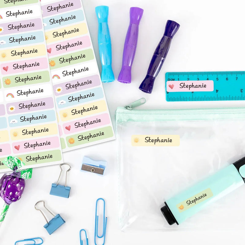 60/120/180/ Customizable transparent name stickers - View 6 | SAMAG