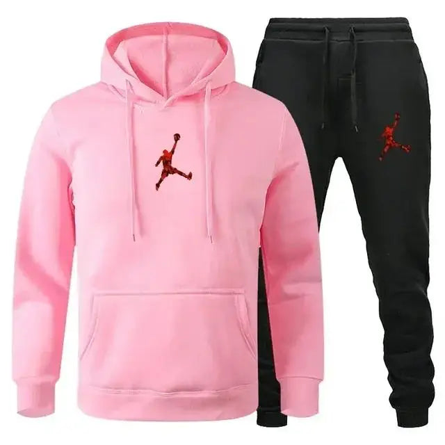 Pull à capuche et pantalon de jogging pour hommes et femmes ensemble deux pièces costume sportif hip hop - View 28 | SAMAG