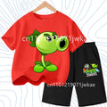 Children's Plants Vs. Zombies Short - Sleeved T - Shirt Set - View 19 | SAMAG