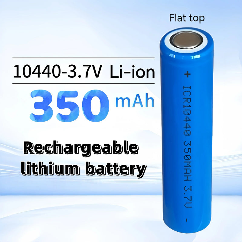 10440 Rechargeable Li-ion Battery AAA 3.7V 350mAhBattery for Video Game Consoles Power Bank Toy Microphone Flashlight Radio