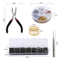 A Set Jewelry Findings Tool Open Jump Rings, Pliers, Lobster Clasps Hooks, Tweezers Making Supplies - Visuel 4 | SAMAG
