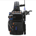 Fishing Chest Bag With Rod Holder MOLLE Tactical | SAMAG