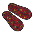 Custom Kizomba Samakaka Ankara Print Soft Memory Foam House Slippers Women African Wax Design Comfy Warm Anti-skid Sole Slipper