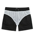 Striped Men Casual Shorts Beach Pants Board Short Quick Dry Sports Trunk Summer Seaside Beachwear Loose Homewear Sleeping Pajama