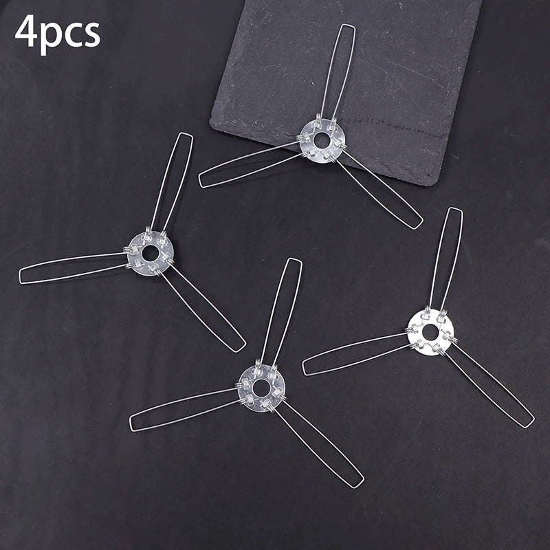 4Pcs 2-Forks 3-Forks Galvanized Fixing Spring Clip Spring Buckle For Fixing Lampshade Shrapnel DIY For Pandent Lamps Lanterns
