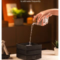 280ml Flame Aroma Diffuser USB Air Humidifier Colorful Atmosphere Light and Remote Control Bonfire Essential Oil Aroma Diffuser
