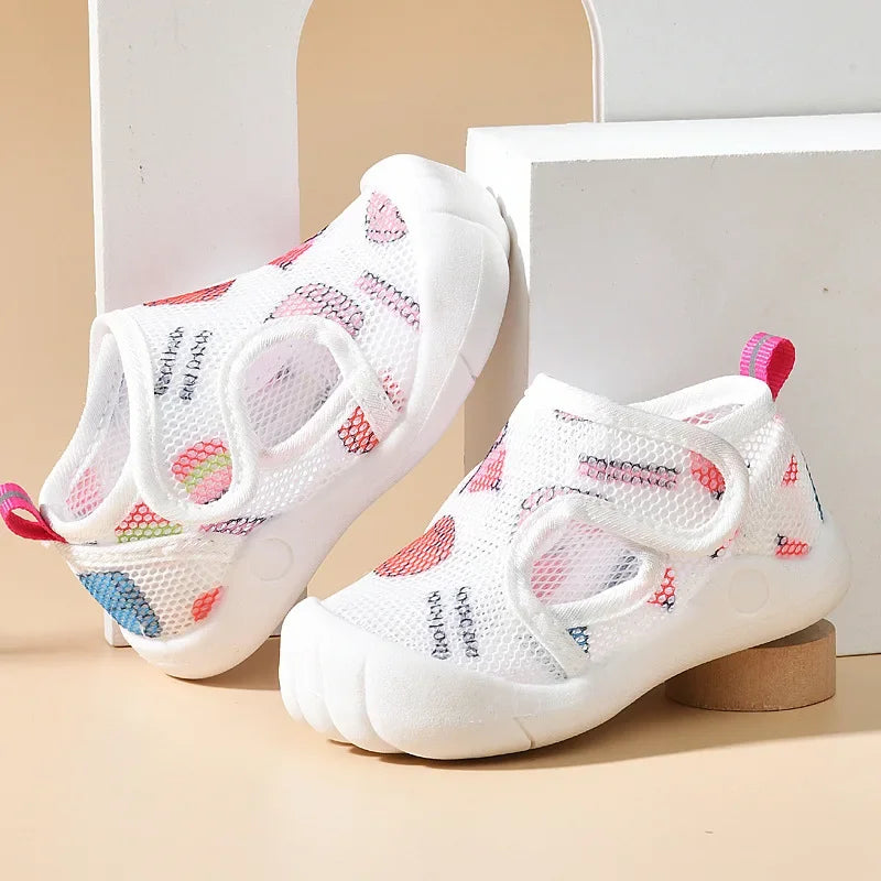 1-4T Summer Breathable Air Mesh Kids Sandals Baby Unisex Casual Shoes Anti-slip Soft Sole First Walkers Infant Lightweight Shoes