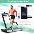 Dual-Purpose Desk Treadmill with 4.75HP Motor, App | SAMAG