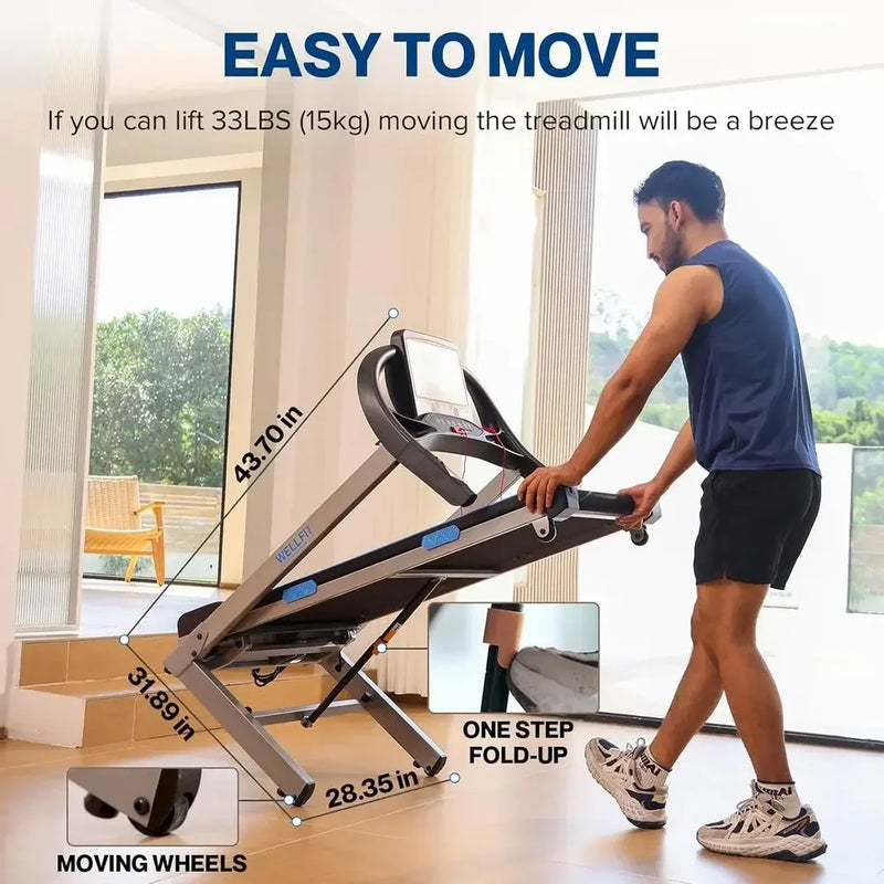 High-Capacity Treadmill for Home Use: 400LBS Capacity | SAMAG
