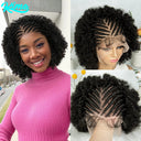 KIMA New Box Braided Wig Synthetic Full Lace Short | SAMAG