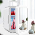 Portable Refrigerator 110V / 12V DC Cooler Portable Small Refrigerator for Food Beauty Makeup Driving Travel Dorm Room