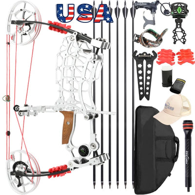 Archery Compound Bow 30 - 70lbs Adjustable Dual - Purpose | SAMAG