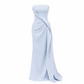 TLIT Customized Strapless Satin Mermaid Evening Dress | SAMAG