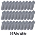 10/20/30 Pairs Unisex Comfort-Fit Ankle Socks Men Women | SAMAG
