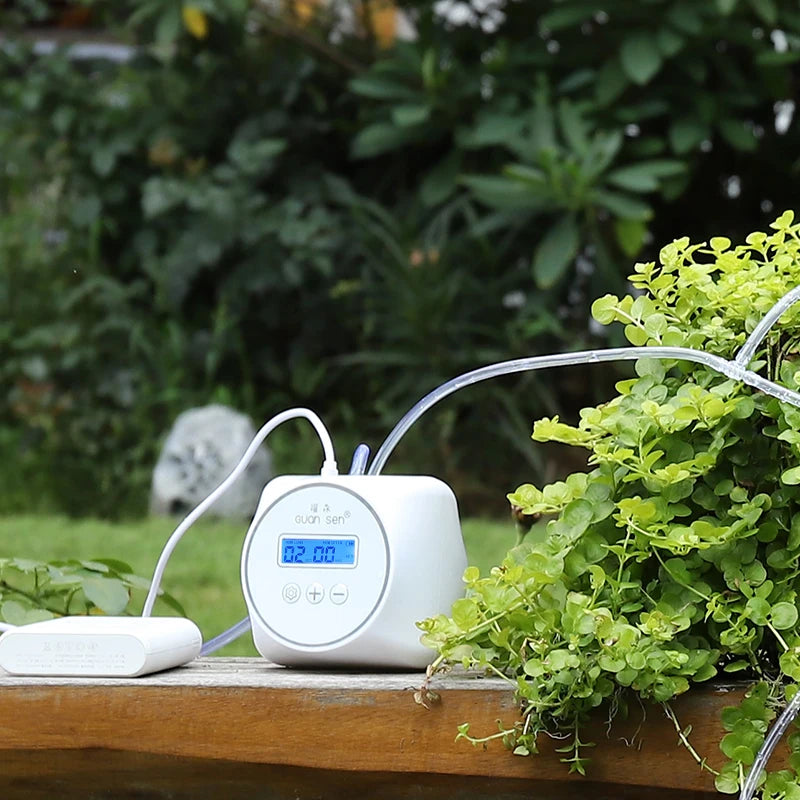 New Intelligent Drip Irrigation Water Pump Timer System Garden Plant Automatic Irrigation Controller Timer Watering Device Set