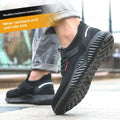 Safety Shoes Work Sneakers Steel Toe Men Women Anti Smash Puncture Proof Work Boots Indestructible Safety Shoes Light Breathable