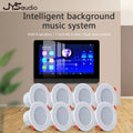 Smart Home Theater Sound Amplifier WiFi Bluetooth In-wall Android Music Panel Stereo Mini Ceiling Speaker Set Hotel Residential