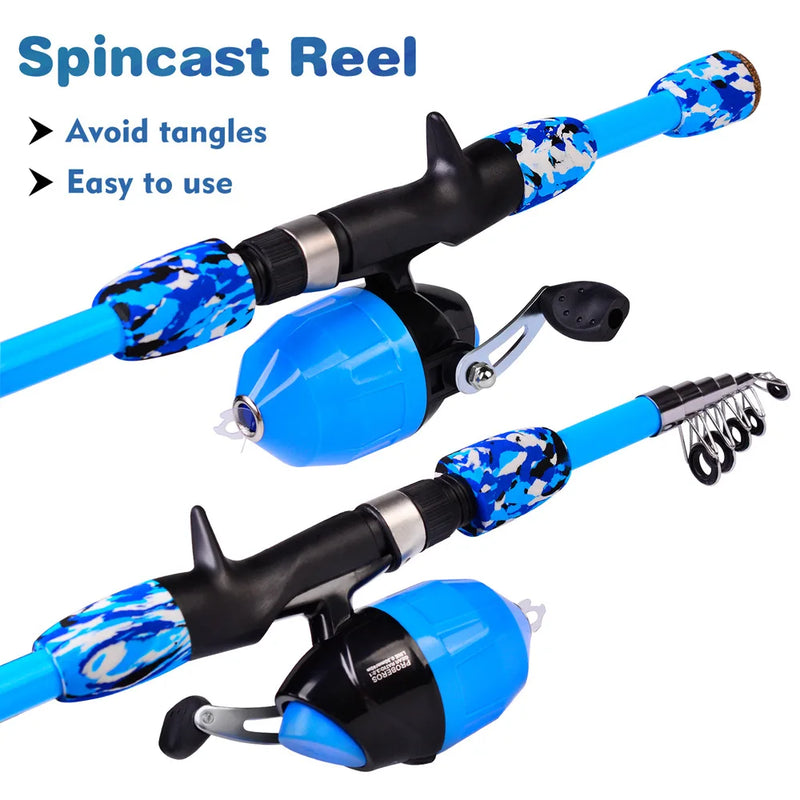 Mini Telescopic Fishing Rod Reel Combo 1.2M 1.5M 1.8M | SAMAG