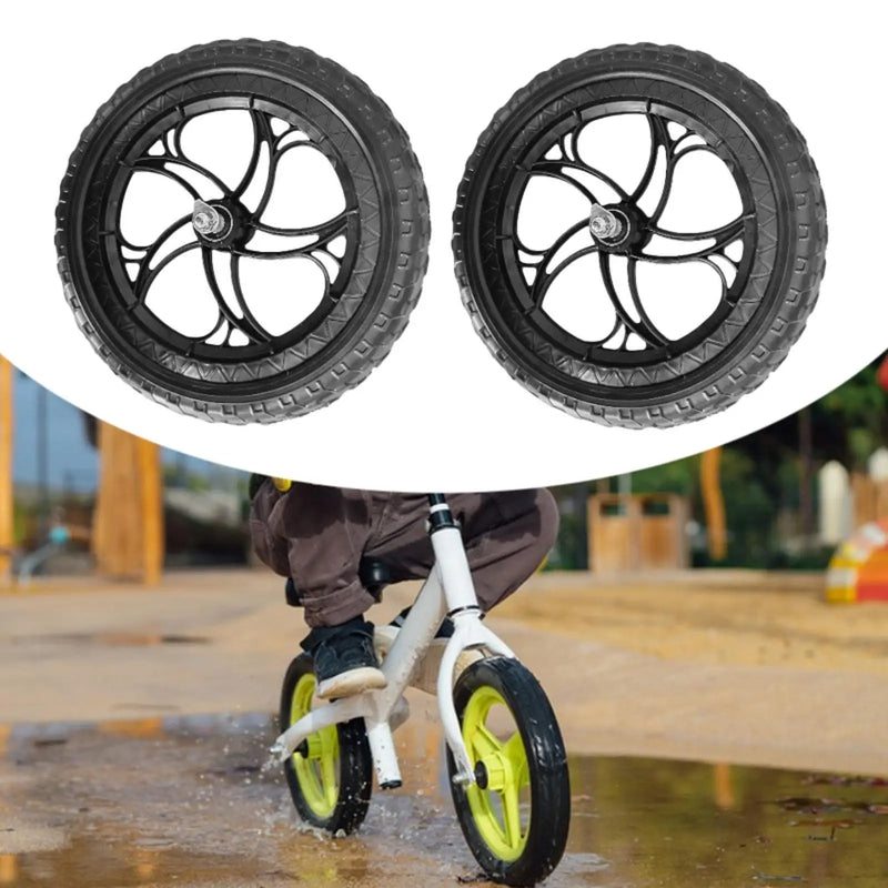Versatile Balance Bike Replacement Wheels Non Inflatable Bicycle Tyre for Boys Girls Riding Birthday Gift
