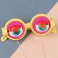 Funny Prank Glasses For Adult Kids Crazy Blink Eyewear Big Frog Eye Plastic Toy Accessories Halloween Props Christmas Gifts