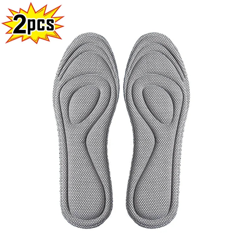 Memory Foam Orthopedic Insoles for Shoes Antibacterial Deodorization Sweat Absorption Insert Sport Shoes Running Pads