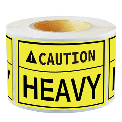 2*3in Heavy Cargo Warning Label Stickers Warehouse | SAMAG