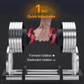 Adjustable 10kg-50kg Plastic Dumbbell Set with Silver | SAMAG