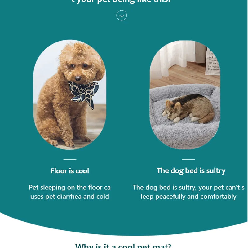 Dog Cooling Mat Summer Pet Cold Bed Extra Large For Small Big Dogs Pet Accessories Cat Durable Blanket Sofa Cat Ice Pad Blanket