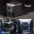 220V Home Refrigerator 12V Car Refrigerator Freezer Heater 10L Mini Auto Freezer Cooler & Warmer Electric Fridge Portable Icebox