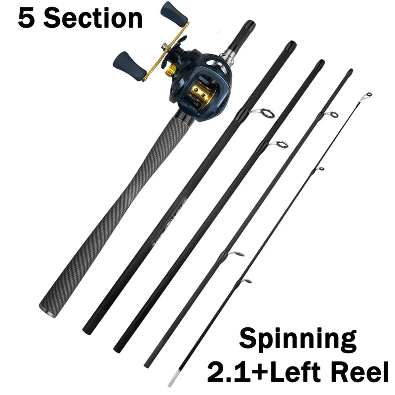 Sections Casting Spinning Fishing Set 1.8 - 2.1m Carbon - View 11 | SAMAG