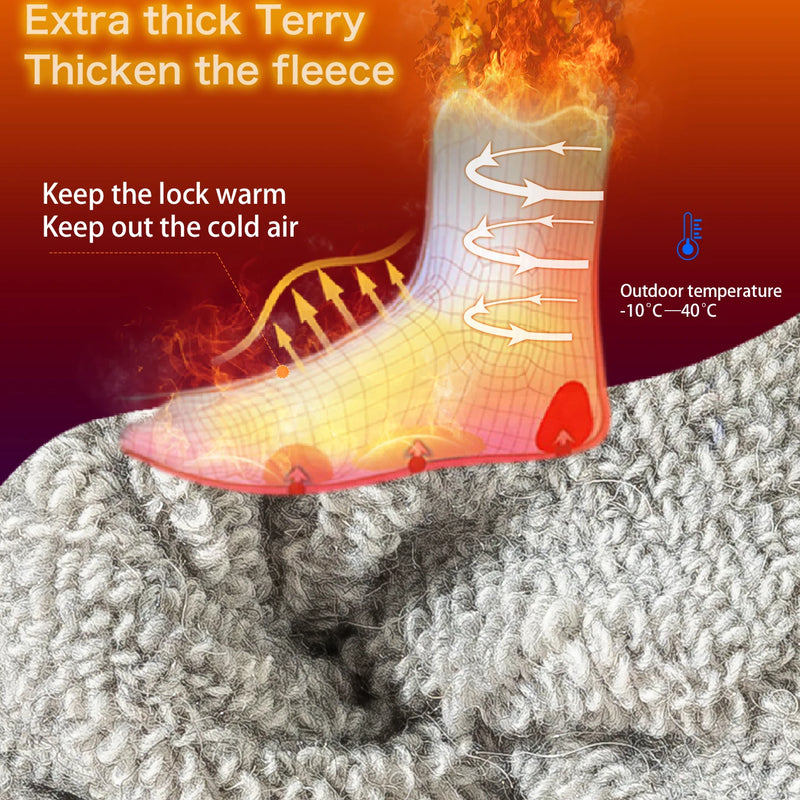 5 Pairs Men's Thickened Towel Socks for Hiking Sports | SAMAG