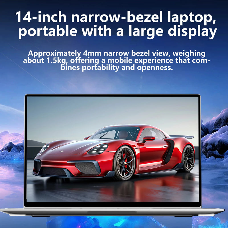 Intel Pentium 4405U 14.1 Inch Laptop 2C4T 2.1GHz 16GB DDR4 2TB SSD 1920x1080 Gaming Office Study Pro Unit