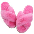 Shevalues Fashion Fluffy Home Slippers For Women Winter Indoor Open Toe Furry Cotton Shoes New Casual Furry Cozy Soft Slippers