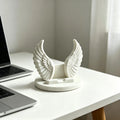 3D Printed Angel Wings Phone Holder, Stable Desktop Stand for All Smartphones, Unique Ornament