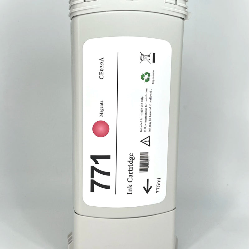 Compatible For HP 771 Ink Cartridge for HP771 Full With Pigment Ink z6200 z6600 z6800 Printer 775ml  PIG ink