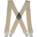 Men's Suspender Trousers Braces with Strong 2 inch Wide 4 Clips Heavy Duty for High Elastic X Style - Visuel 10 | SAMAG
