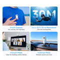 SJCAM C100 Pro Thumb Action Camera 4K/30fps Stable Wireless Connection Mini Camera for Cycling Vlogging Daily Recording