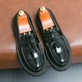 Fashion Tasseled Loafers Men Casual Shoes Black and White Leather Slip-on Shoes Classic British Style Penny Luxury Brand Driving