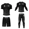 Cody Lundin Durability MMA BJJ Rash Guard Tight Exercise Jogging T - Shirts+Pants 3D Print Compression - View 6 | SAMAG