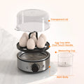 SUPERLEX 400W Power EGG COOKER with Large Capital Boils Up to 7 Eggs Smart Power Off Easy to Clean and Better Safeter For Family