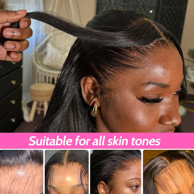 13X6 Hot Sale Glueless Wigs 13x4 Short Bob Bone Straight Best 100% Human Hair Wig for Women Ready To Wear Go Lace Frontal Wigs