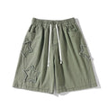 Summer Shorts Men Loose spodenki meskie Vintage Denim | SAMAG