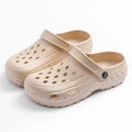 Women's Spring and Summer Casual and Comfortable Slippers EVA Thick Sole Anti-Slip Breathable Wide Foot Friendly Home Slippers