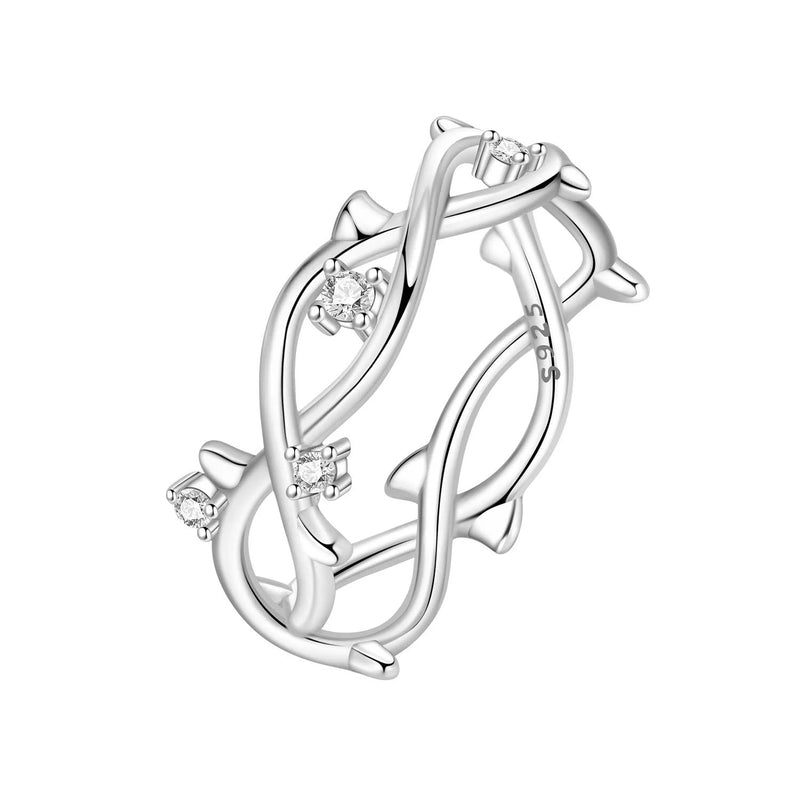 Orstarry S925 Sterling Silver Blue Butterfly Insect Closed Ring For Women Original Finger Jewelry Party - Visuel 15 | SAMAG