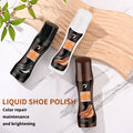 1pcs Liquid Shoe Polish with Brush Head,Available in Three Colors Neutral Brown Black Leather Care Cleaning Liquid Shoe Polish
